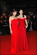 Monica Bellucci & Sophie Marceau at Don't Look Back Screening In Cannes